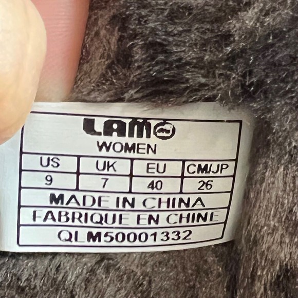 Lamo Dark Brown Bellona Tall Suede Boots Pull On Womens Size 9 Perfect Condition - Picture 9 of 10